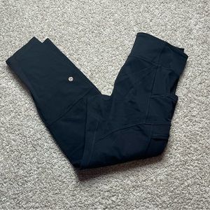 Lululemon Zip Ankle Cargo Leggings